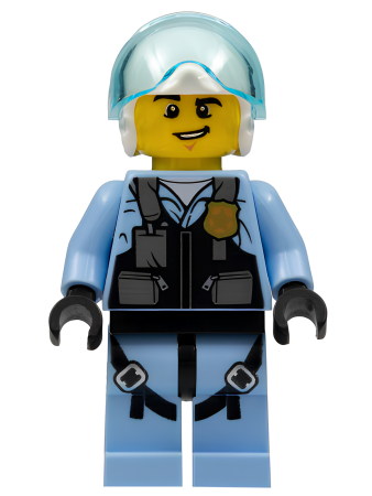 Минифигурка Lego Sky Police - Jet Pilot cty0953